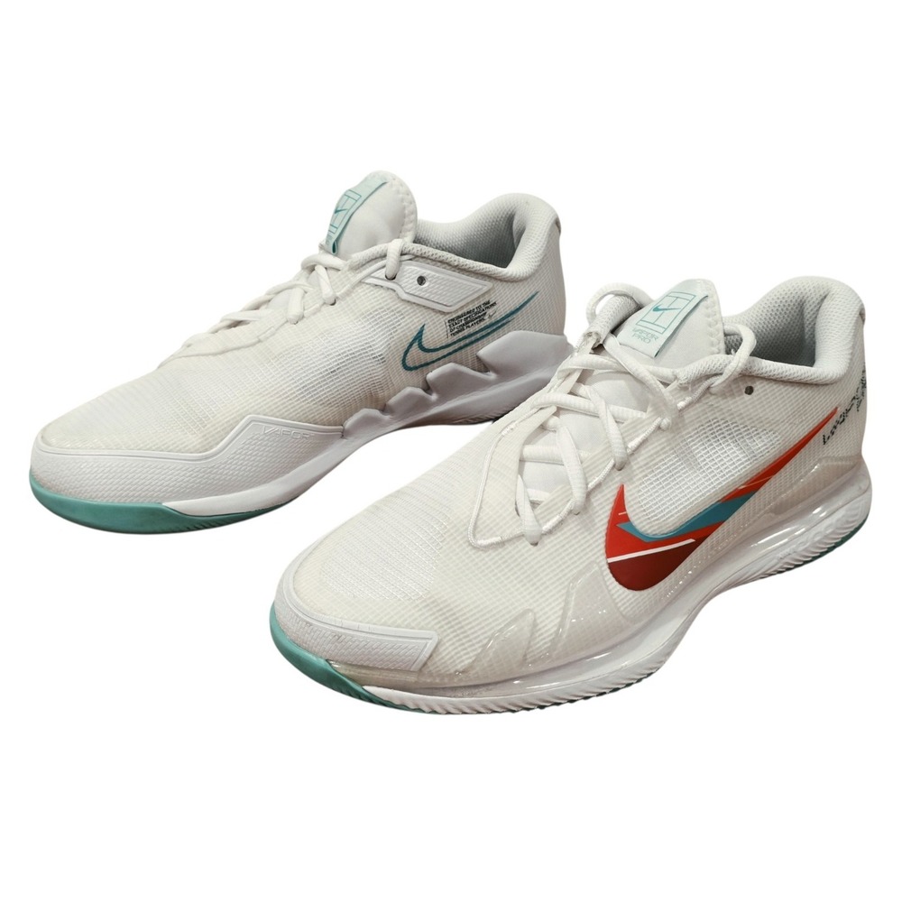 NikeCourt Air Zoom Vapor Pro Women's 9 Tennis Shoes CZ0222-136 White Teal Red